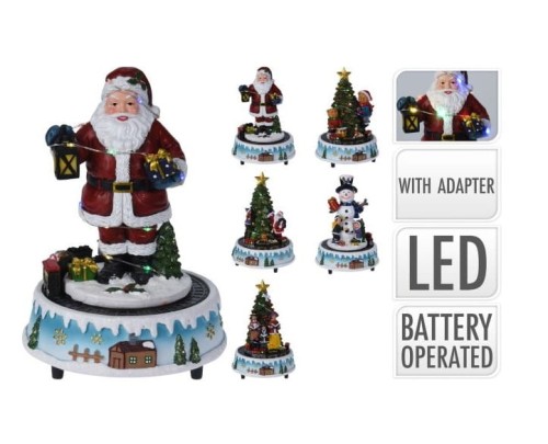 Przejdź do produktu Świąteczna scenka Led 22 cm 189463