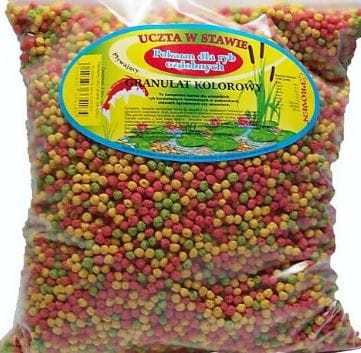 Przejdź do produktu Pokarm dla ryb karpi UCZTA W STAWIE kuleczki 10L