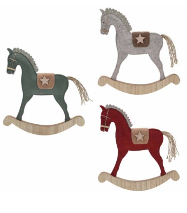 Przejdź do produktu Koń na biegunach bujany 30 cm 300452