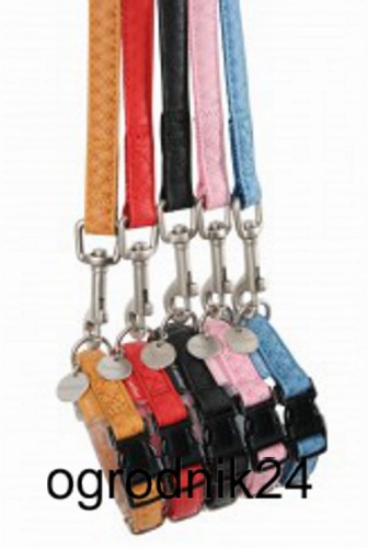 Przejdź do produktu Zolux 522015BL smycz mac leather 15mmx1,2m dla psa kota