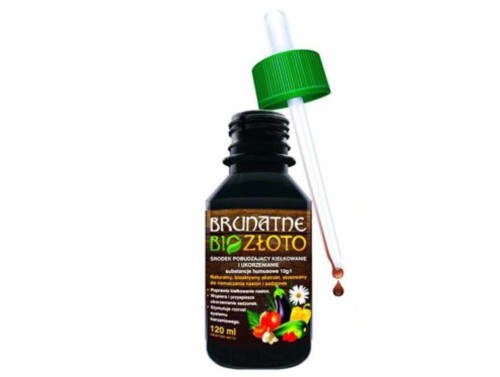 Przejdź do produktu BRUNATNE BIO ZŁOTO 120ml ukorzeniacz eliksir nawóz