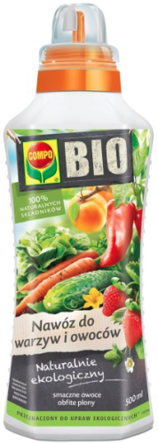 Przejdź do produktu Nawóz bio do owoców warzyw 500ml Compo