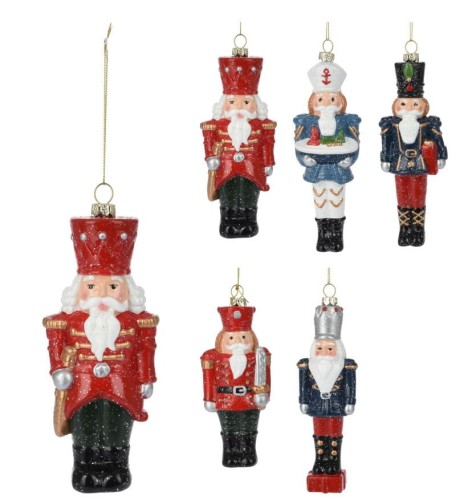 Przejdź do produktu Dziadek do orzechów figurka na choinkę 13 cm 420075