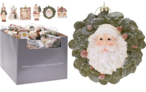 Przejdź do produktu Ozdoba wisząca zawieszka choinkowa 15cm 082726