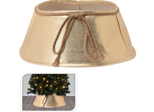 Przejdź do produktu Osłona na stojak choinkowy 40 cm złota 350877