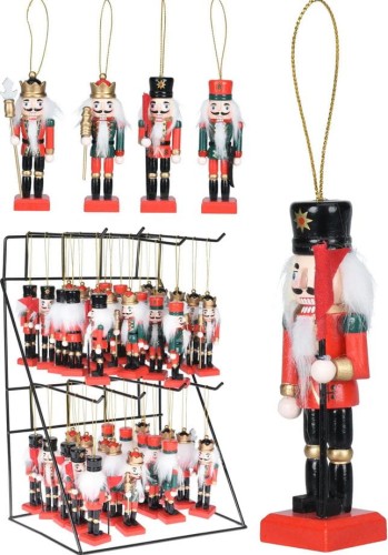 Przejdź do produktu Dziadek do orzechów figurka na choinkę 10 cm 245975