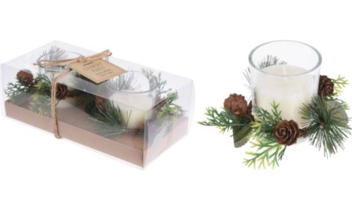 Przejdź do produktu Dekoracyjna świeca w szkle 5 cm 601323