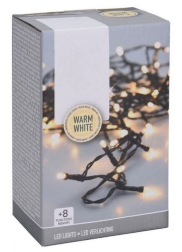 Przejdź do produktu Lampki 320 led białe ciepłe zewnętrzne 8 funkcji 258029