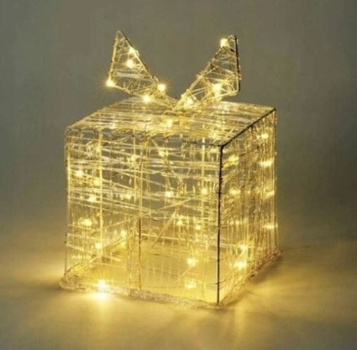 Przejdź do produktu Podświetlany prezent akrylowy LED 40 na baterie 20 cm 613223