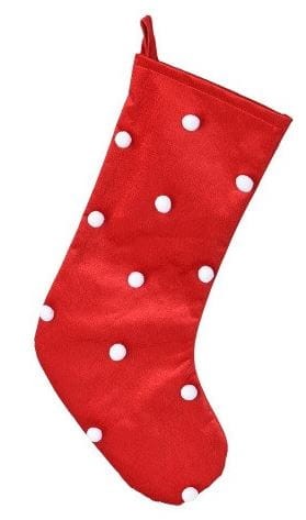 Przejdź do produktu Skarpeta świąteczna aksamitna 21x51 cm 342193