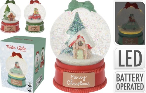 Przejdź do produktu Świąteczna kula śnieżna 10 cm z domkiem 974441