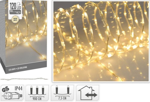 Przejdź do produktu Lampki choinkowe ciepły biały 120 LED 973499
