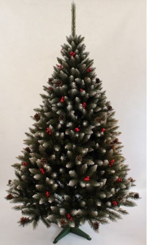 Przejdź do produktu Choinka sztuczna 150 cm świerk z głogiem