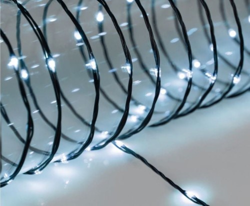 Przejdź do produktu Lampki choinkowe białe LED 480 programator 36m 951299