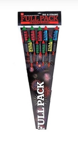 Przejdź do produktu Rakiety na sylwestra 3508-4021 Full Pack 9szt