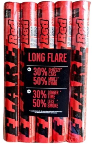 Przejdź do produktu Raca czerwona meczowa flara F40-RED 5szt