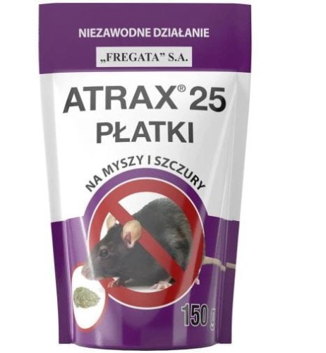 Przejdź do produktu Preparat na myszy szczury Atrax płatki 150g