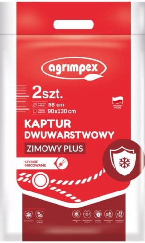 Przejdź do produktu Kaptur ochronny na rośliny dwuwarstwowy 90x130 2szt Agrimpex