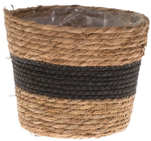 Przejdź do produktu Osłonka pleciona 22 cm z czarnym paskiem 174145