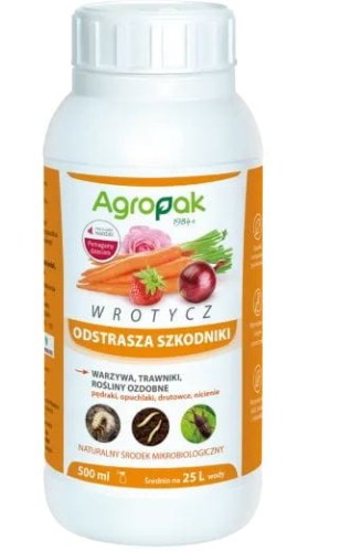 Przejdź do produktu Wrotycz 500ml środek na pędraki drutowce opuchlaki oprysk gleby