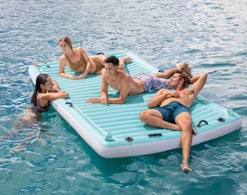 Przejdź do produktu Pływająca wyspa materac 310x183 cm Intex 56289 