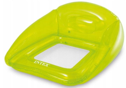 Przejdź do produktu Dmuchany fotel do pływania z siatką zielony Intex 56802