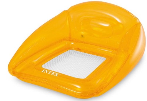 Przejdź do produktu Dmuchany fotel do pływania z siatką pomarańcz Intex 56802