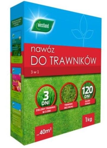Przejdź do produktu Nawóz do trawy długo działa mech 3w1 1kg Westland