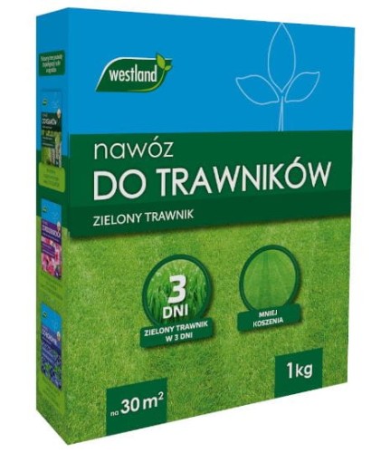 Przejdź do produktu Nawóz do trawy mniej koszenia Zielony Trawnik 1kg Westland