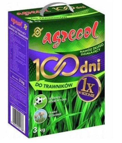 Przejdź do produktu Nawóz 100 dni do trawnika traw ozdobnych długodziałający 3kg AGRECOL