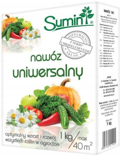 Przejdź do produktu Nawóz uniwersalny 1kg Sumin