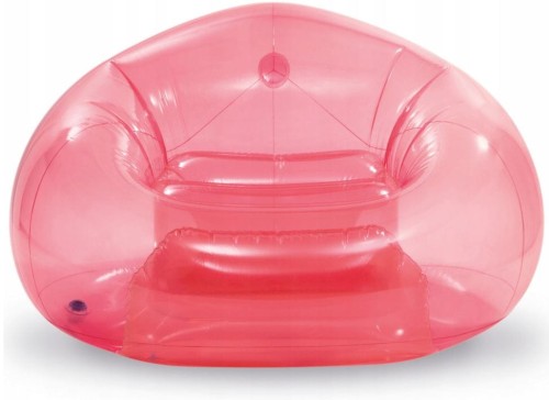 Przejdź do produktu Fotel dmuchany różowy sofa 137cm Intex 66501