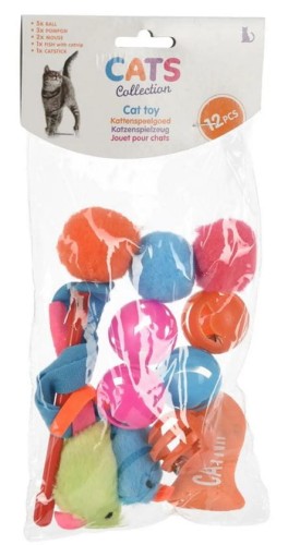 Przejdź do produktu Zestaw zabawek dla kota 12szt 387647