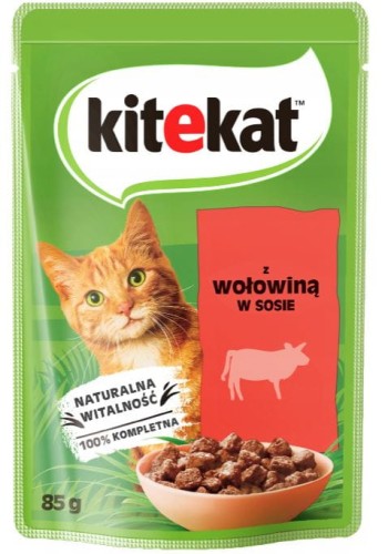 Przejdź do produktu Kitekat wołowina w sosie saszetka 85g