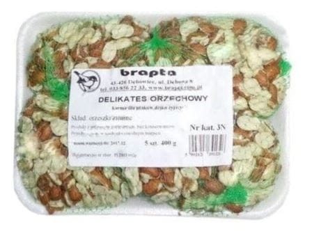 Przejdź do produktu Karma dla ptaków Delkates Orzechowy 5x80g