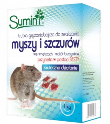 Przejdź do produktu Trutka miękka pasta na myszy szczury 1 kg Sumin
