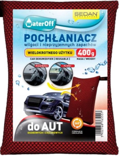 Przejdź do produktu Pochłaniacz wilgoci zapachów do samochodu wielokrotny