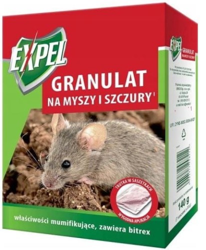 Przejdź do produktu Granulat na myszy i szczury 140g Expel