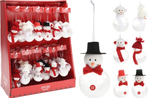 Przejdź do produktu Ozdoba wisząca bałwan na choinkę 644061