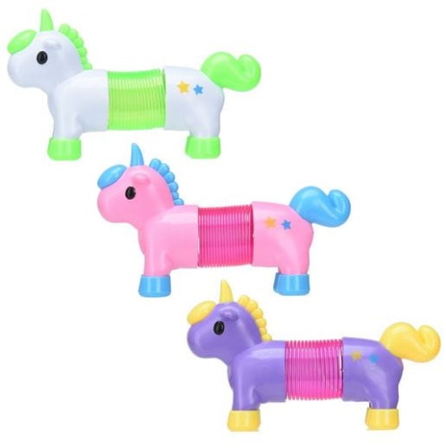 Przejdź do produktu Zabawka jednorożec z sprężyną 11 cm 098847