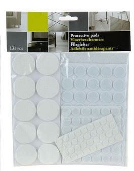 Przejdź do produktu Podkładki filcowe pod meble krzesła 131szt 611697