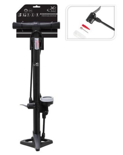 Przejdź do produktu Pompka rowerowa z manometrem 59 cm 101754