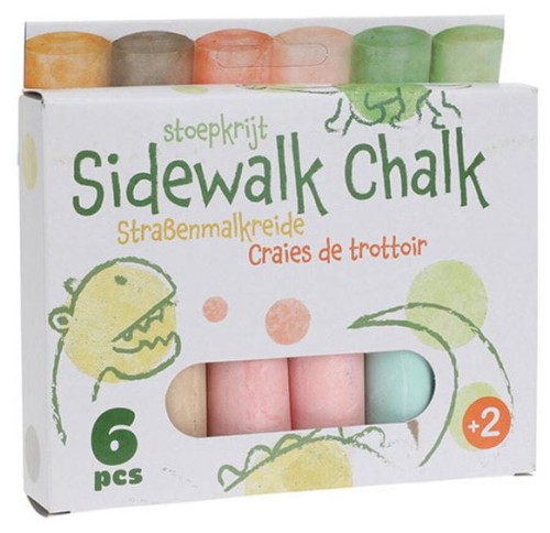 Przejdź do produktu Kreda chodnikowa kolorowa 6szt 455169