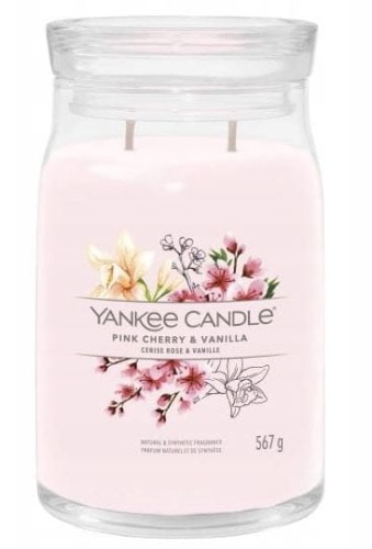Przejdź do produktu Świeca w słoiku Pink Cherry Vanilla Yankee Candle 567g
