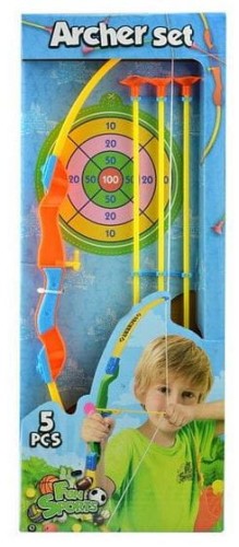 Przejdź do produktu Zabawka łuk 37 cm + 3 strzały 464591