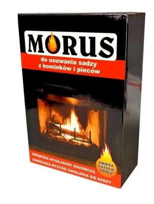 Przejdź do produktu Morus preparat do usuwania sadzy z kominków i pieców 900 g katalizator spalania
