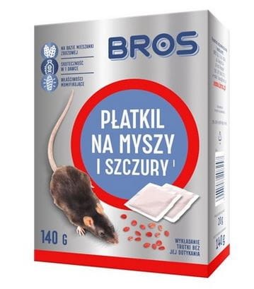 Przejdź do produktu Płatki na myszy szczury trutka Bros 140 g
