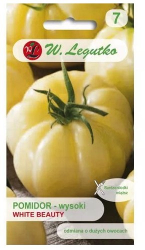 Przejdź do produktu Pomidor wysoki gruntowy White Beauty 0,2 g