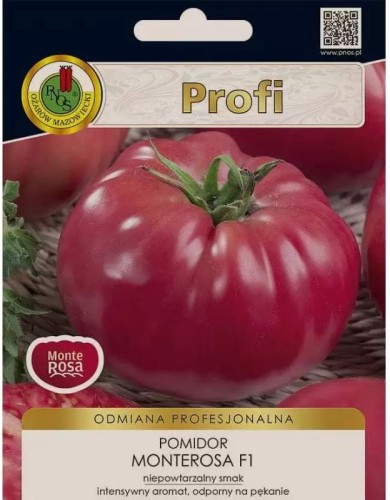 Przejdź do produktu Pomidor malinowy Monterosa F1 8 nasion Pnos