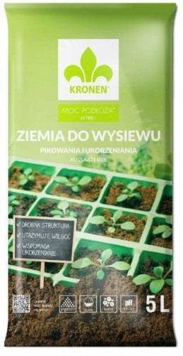 Przejdź do produktu Ziemia do wysiewu i pikowania 5L podłoże Kronen
